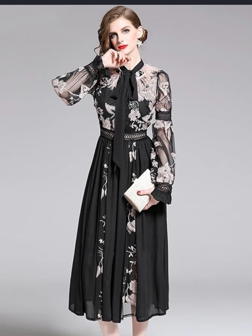 Formal Embroidered dress